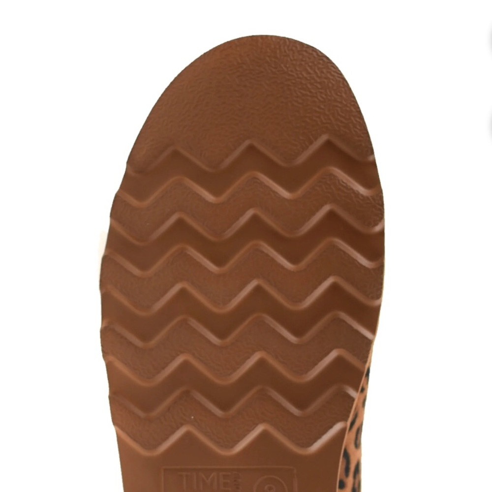 TIME and TRU Womens Leathers UpperSlip On Boot Size 6 Animal Print New - Picture 6 of 8